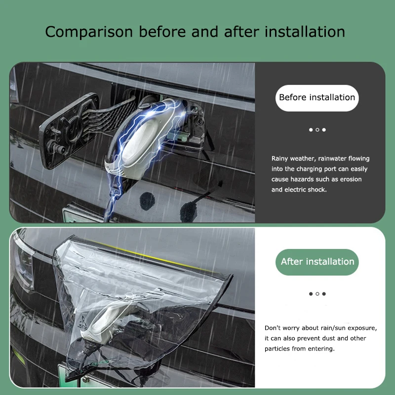 1Pcs New Energy Car Charging Gun Rain Cover Waterproof Protector Accessories For Leapmotor B01 B10 C01 C10 C11 C16 2024-2026
1Pcs New Energy Car Charging Gun Rain Cover Waterproof Protector Accessories For Leapmotor B01 B10 C01 C10 C11 C16 2024-2026