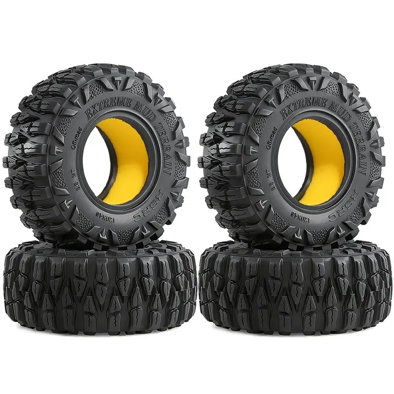 WOTT-Soft Tires 2.2 Inch 120Mm 4PCS Wheel Tyres For 1/10 For RC Crawler Car SCX10 90046 RR10 Wraith 90018 90048 TRX4
WOTT-Soft Tires 2.2 Inch 120Mm 4PCS Wheel Tyres For 1/10 For RC Crawler Car SCX10 90046 RR10 Wraith 90018 90048 TRX4