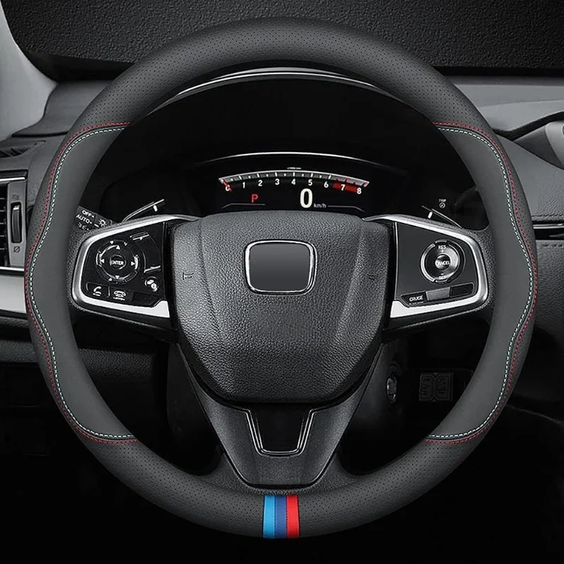 Nappa Leather Car Steering Wheel Cover O/D Type Universal Steering Wheel Covers Steering Wheel Decoration Anti Slip Handle Cover
Nappa Leather Car Steering Wheel Cover O/D Type Universal Steering Wheel Covers Steering Wheel Decoration Anti Slip Handle Cover
