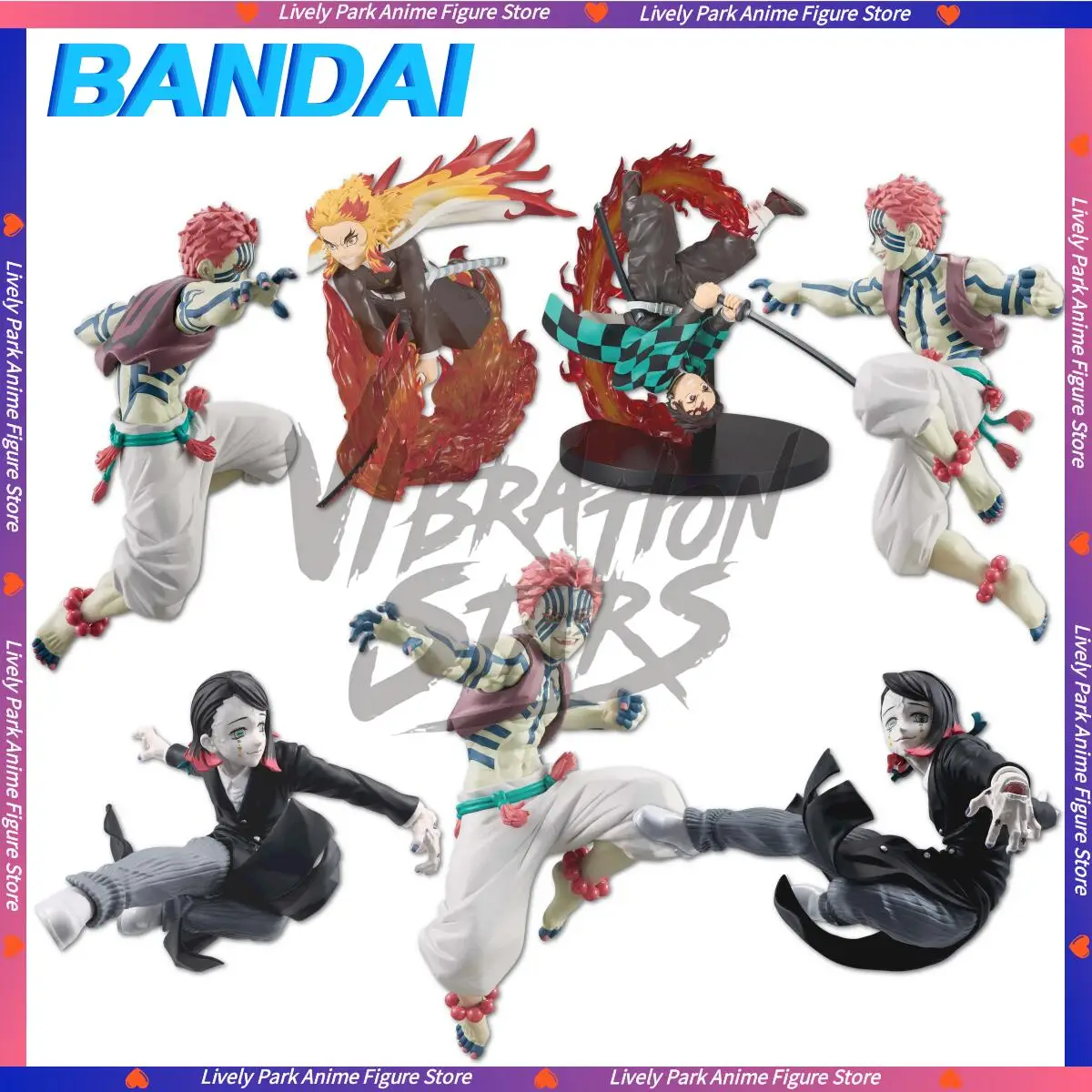 BANDAI Original Akaza Enmu Rengoku Kyoujurou Kamado Tanjirou Action Figures Demon Slayer VIBRATION STARS Boxed Children Toy Gift
BANDAI Original Akaza Enmu Rengoku Kyoujurou Kamado Tanjirou Action Figures Demon Slayer VIBRATION STARS Boxed Children Toy Gift