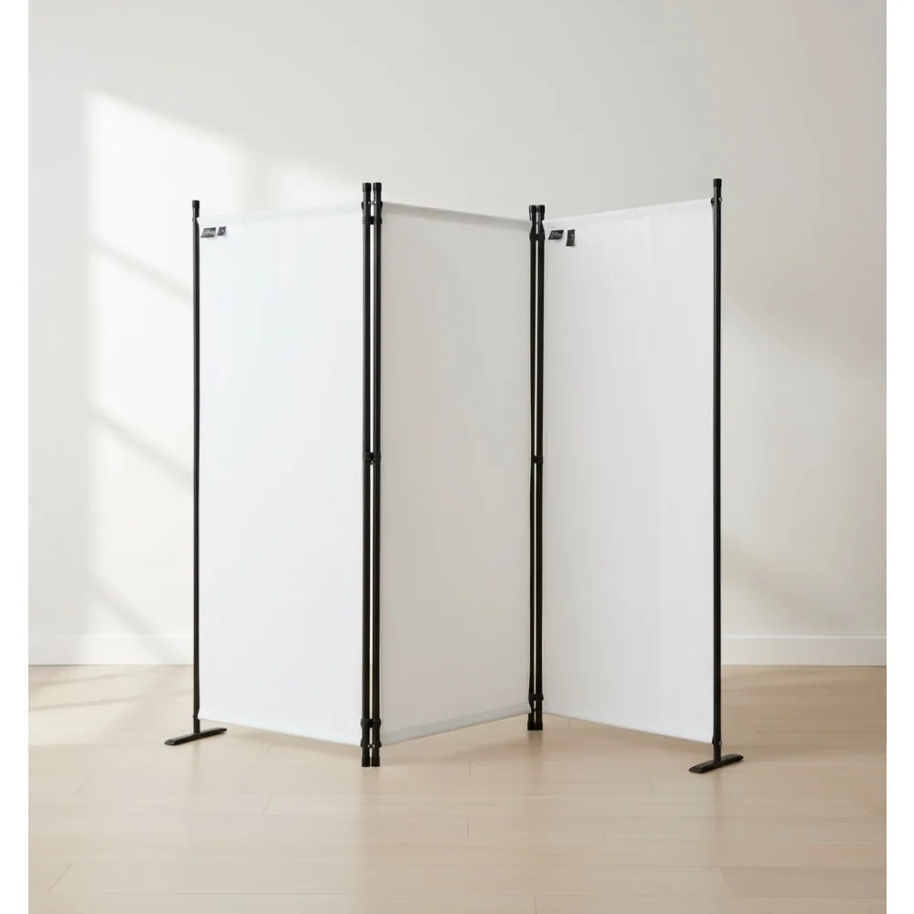 67"x65" White Room Divider | 3-Panel Folding Privacy Screen | Waterproof Indoor Outdoor Partition
67"x65" White Room Divider | 3-Panel Folding Privacy Screen | Waterproof Indoor Outdoor Partition