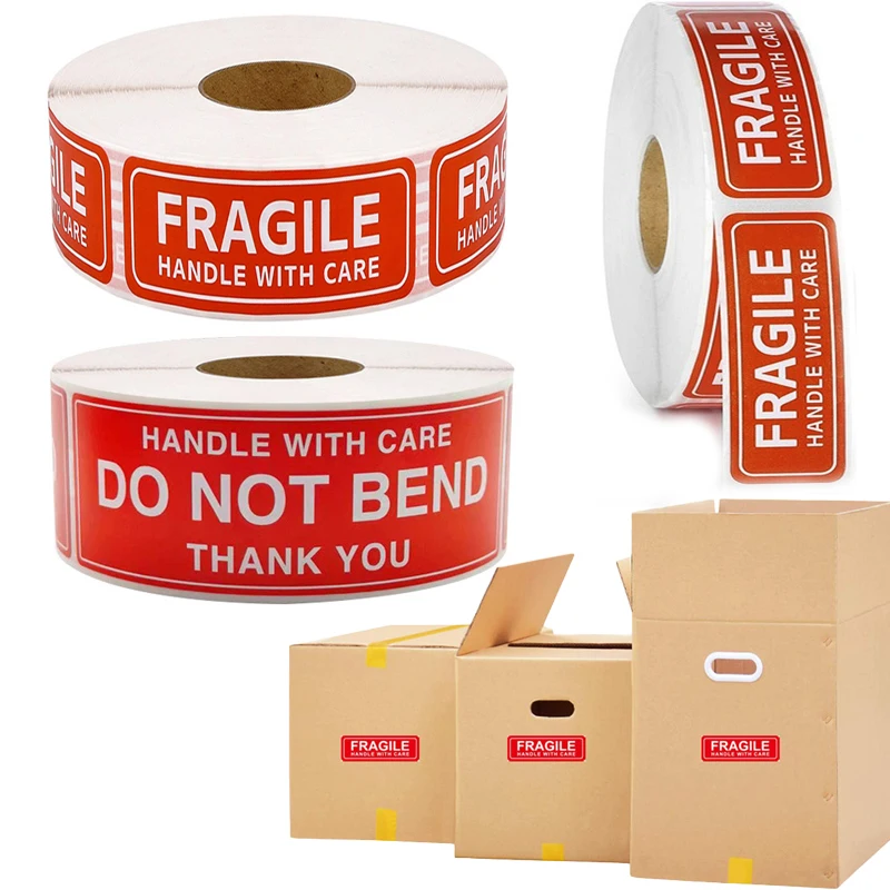 150/250Pcs Red Fragile Stickers Don Not Bend Warning Labels For Goods Decor Transport Packaging Remind Labels Handle With Care
150/250Pcs Red Fragile Stickers Don Not Bend Warning Labels For Goods Decor Transport Packaging Remind Labels Handle With Care