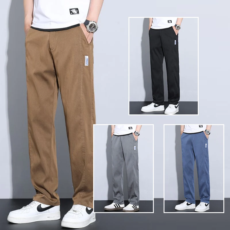 Drawstring Versatile Safari Style Coffee Color Trousers 2025 Men High Light Luxury Casual Pants Male Loose Straight Slacks Pants
Drawstring Versatile Safari Style Coffee Color Trousers 2025 Men High Light Luxury Casual Pants Male Loose Straight Slacks Pants