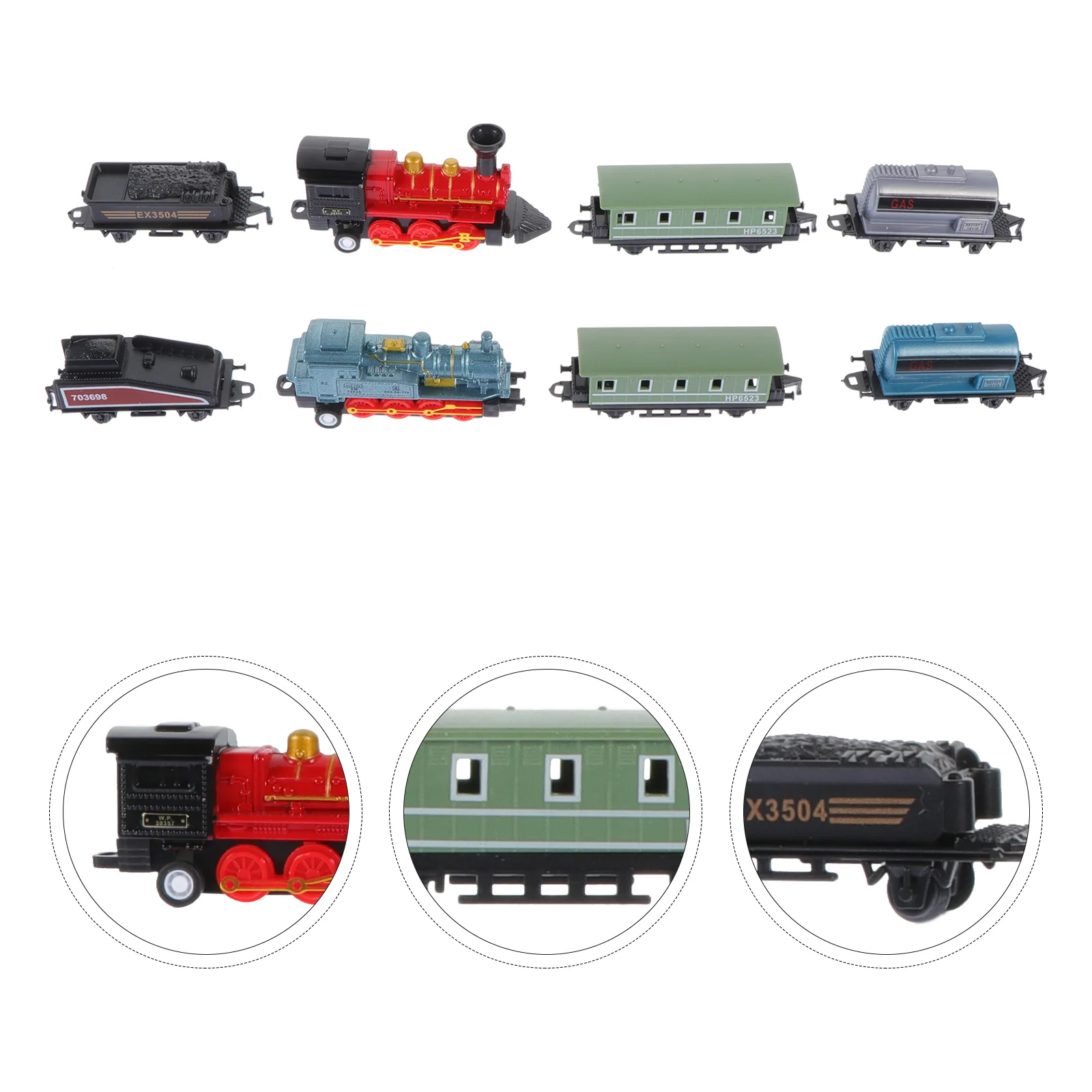 2 Pcs Children Pull Back Train Toy Retro Steam Train Toy Pull-back Train Model Toy Pull-back Vehicle Toy
2 Pcs Children Pull Back Train Toy Retro Steam Train Toy Pull-back Train Model Toy Pull-back Vehicle Toy