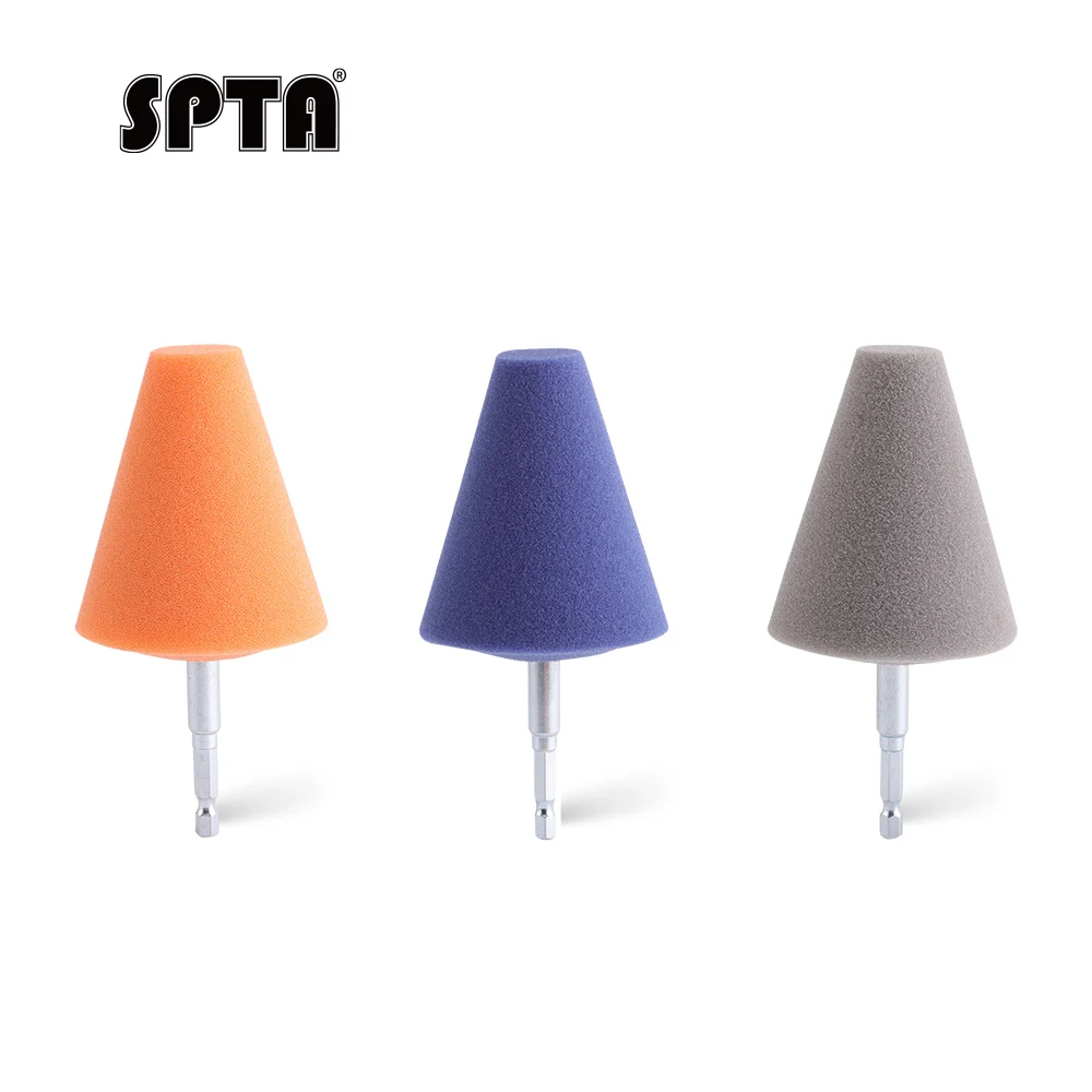 SPTA 1PC 1/4"-20 Thread 6mm Shank Polishing Ball Buffing Cone Wheel Detailing for Power Drill
SPTA 1PC 1/4"-20 Thread 6mm Shank Polishing Ball Buffing Cone Wheel Detailing for Power Drill