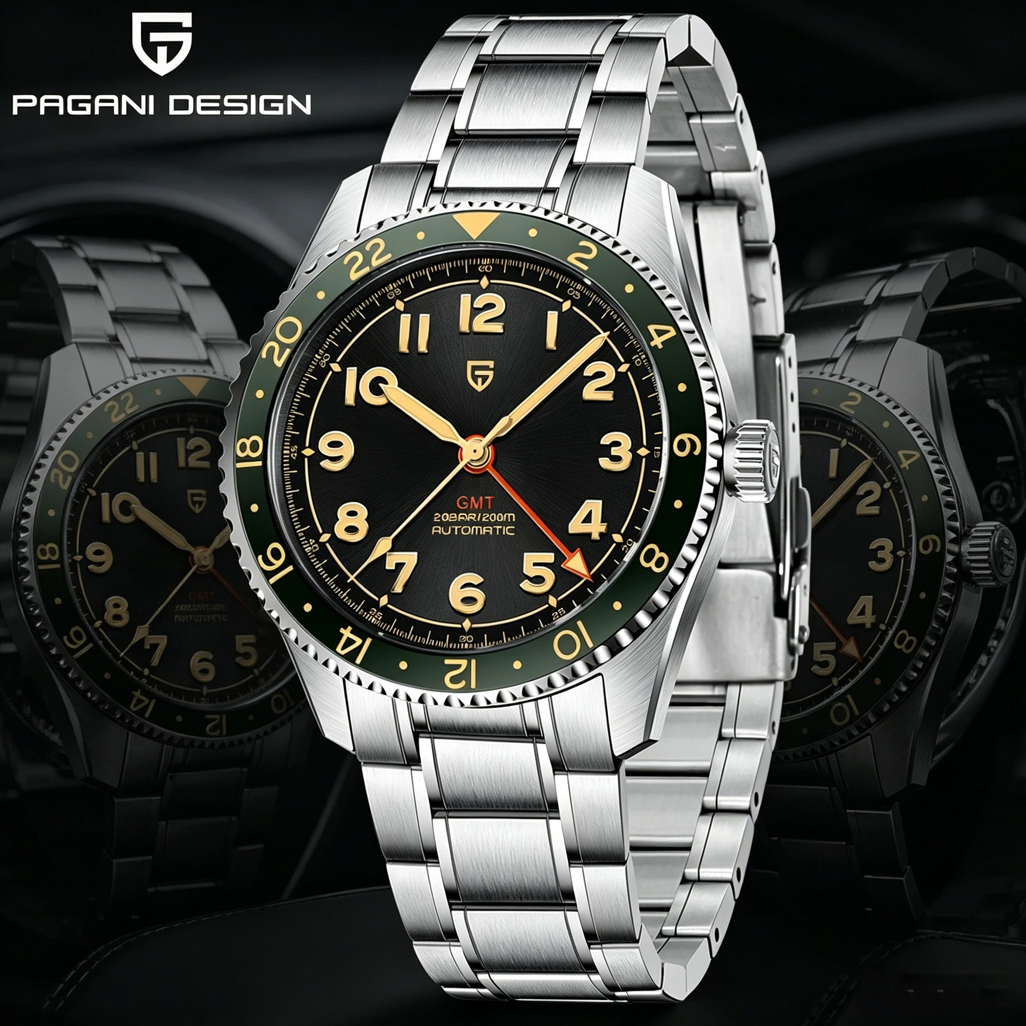 PAGANI DESIGN 2026 New Pearl Dg5833 Gmt Automatic Mechanical Men Watches Sapphire 20bar Waterproof Bwg-9 Reloj Hombre Top Gift
PAGANI DESIGN 2026 New Pearl Dg5833 Gmt Automatic Mechanical Men Watches Sapphire 20bar Waterproof Bwg-9 Reloj Hombre Top Gift