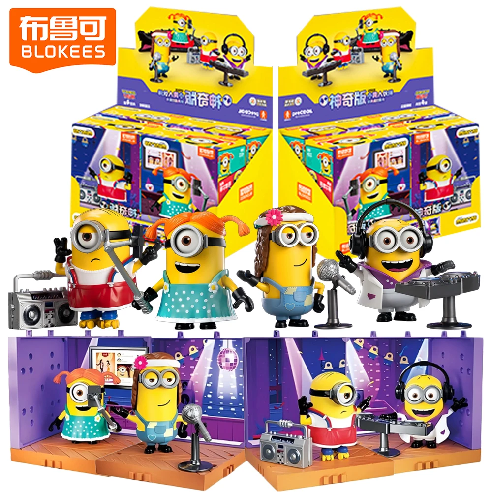 New Blokees Minions 2 Generation Action Figures Cartoon Carl Stuart Phil Kevin Assembled Model Toy Set Children's Birthday Gifts
New Blokees Minions 2 Generation Action Figures Cartoon Carl Stuart Phil Kevin Assembled Model Toy Set Children's Birthday Gifts