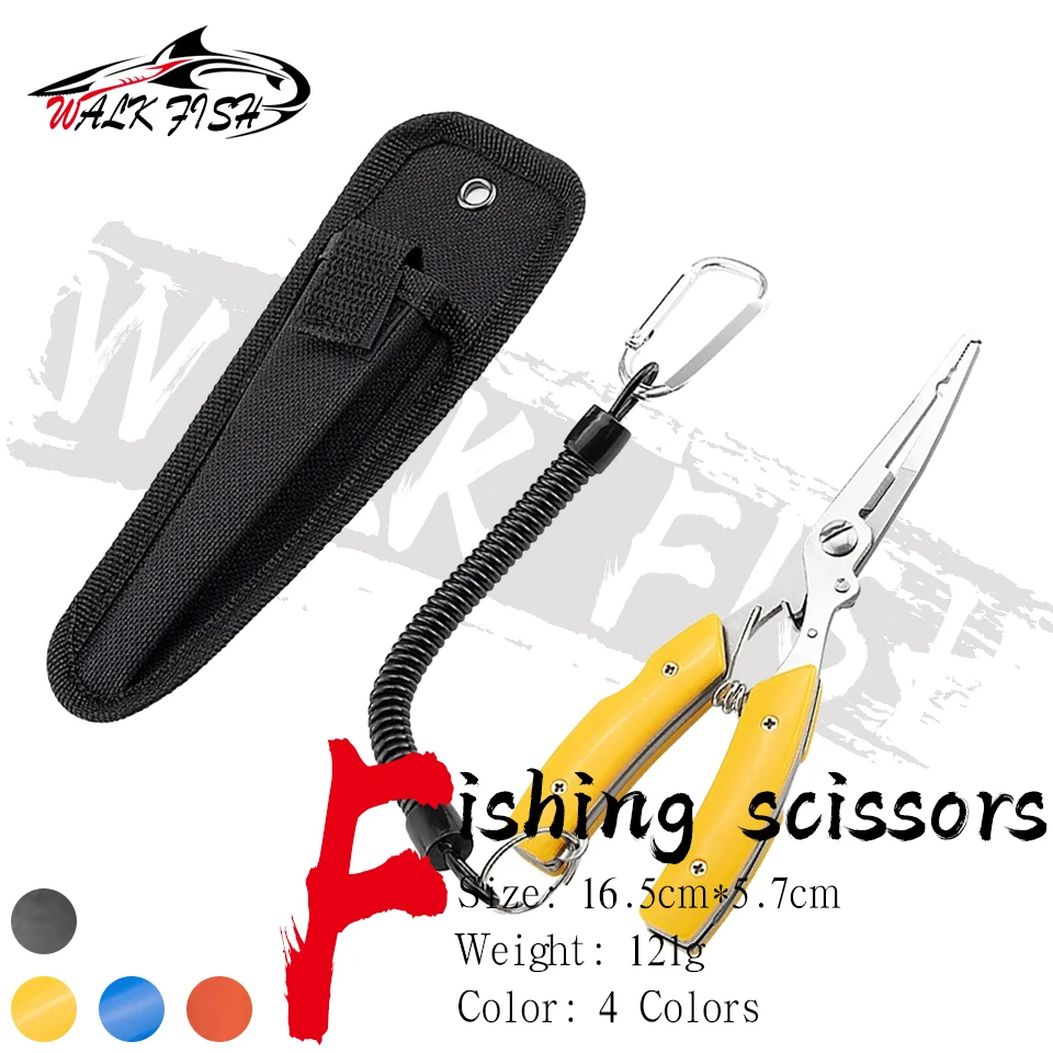 WALK FISH Fishing Scissors Small Stainless Steel Slip Ring Lures Fishing Plier Braid Line Cutter Scissors Fishing equipment Sea
WALK FISH Fishing Scissors Small Stainless Steel Slip Ring Lures Fishing Plier Braid Line Cutter Scissors Fishing equipment Sea