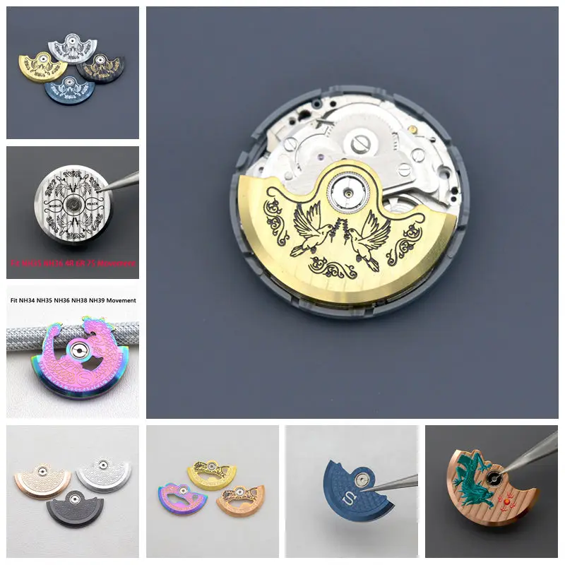 NH35 NH36 Automatic Hammer Rotor Fits NH34 NH70 4R 7S26 6R Movement Pendulum Weight Watch Mechanical Repair Parts
NH35 NH36 Automatic Hammer Rotor Fits NH34 NH70 4R 7S26 6R Movement Pendulum Weight Watch Mechanical Repair Parts