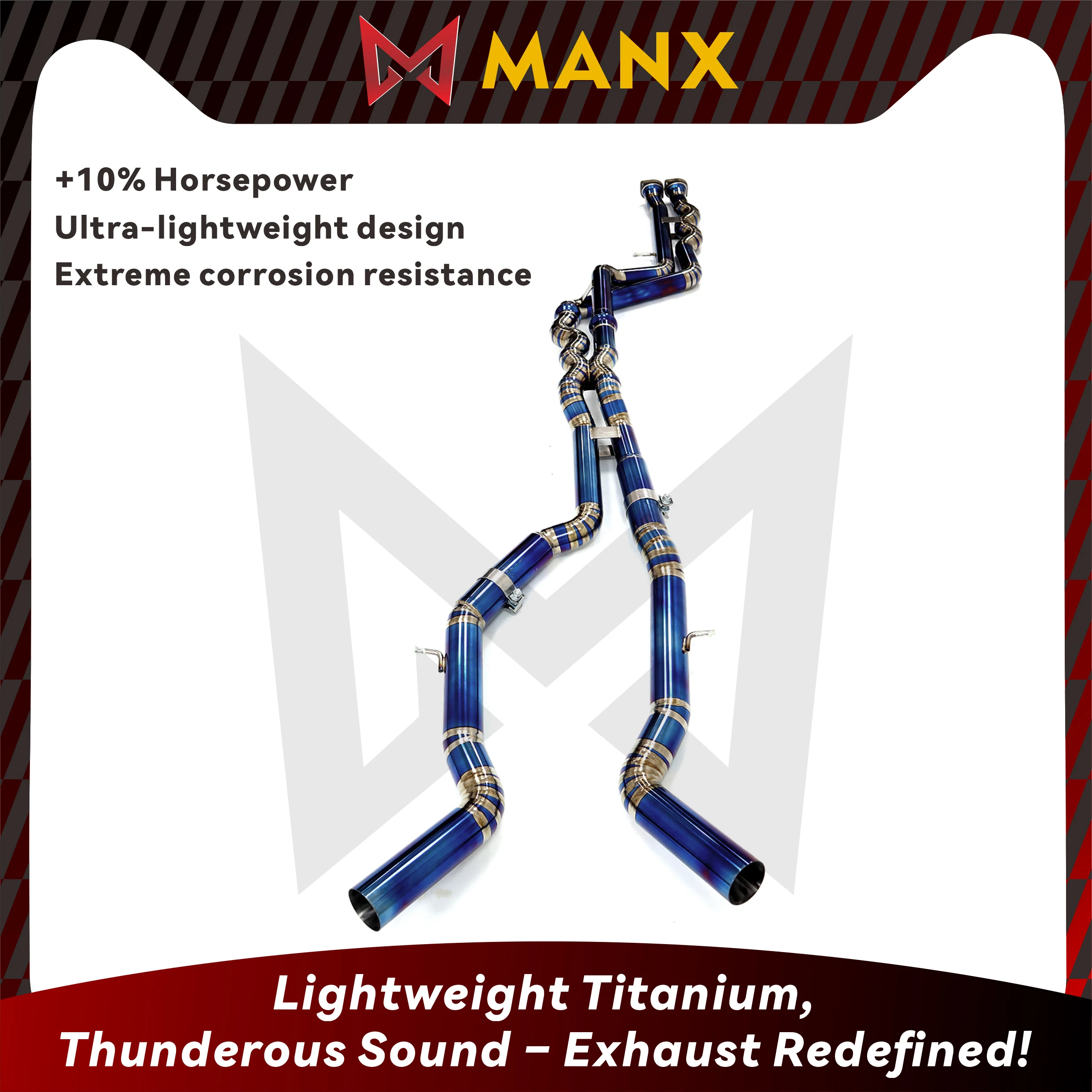 MANX Middle Pipe For BMW M2C F87 3.0T Focus On Titanium Pipe Clear Loud Sound Car Exhaust Auto Parts
MANX Middle Pipe For BMW M2C F87 3.0T Focus On Titanium Pipe Clear Loud Sound Car Exhaust Auto Parts