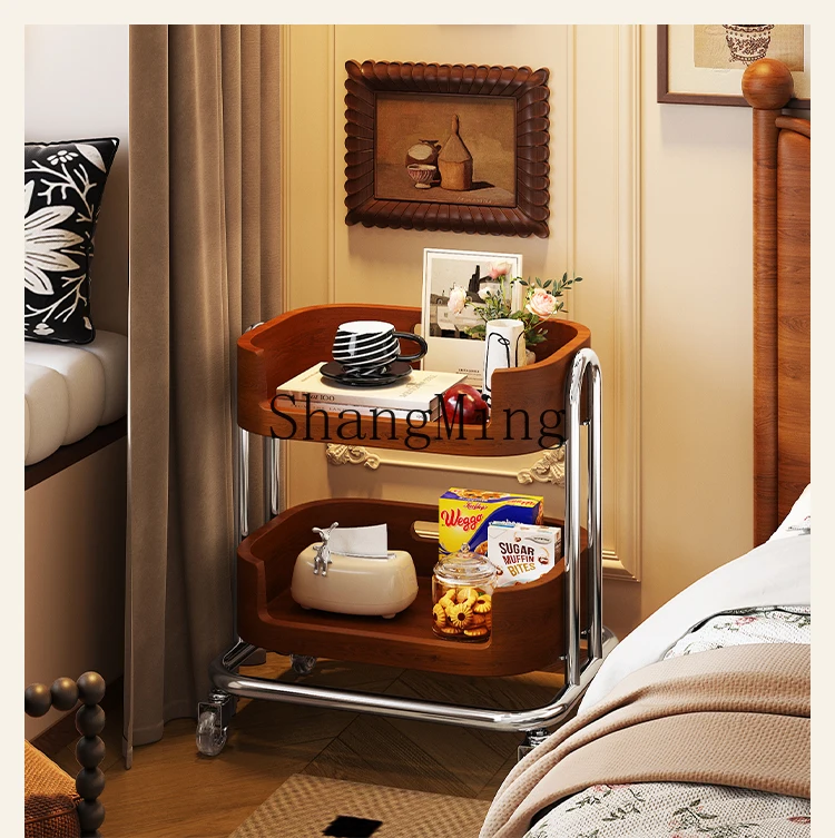 CL medieval trolley retro living room sofa snack side table removable coffee table side cabinet metal storage rack
CL medieval trolley retro living room sofa snack side table removable coffee table side cabinet metal storage rack