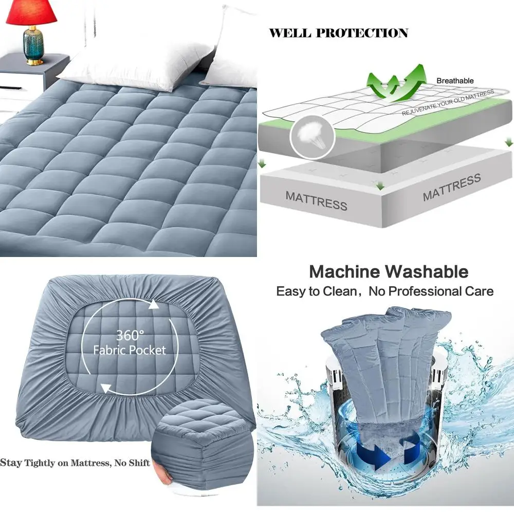 Стеганый охлаждающий наматрасник с подушкой, 78x80, карман 8-21, пыльно-синий
Стеганый охлаждающий наматрасник с подушкой, 78x80, карман 8-21, пыльно-синий