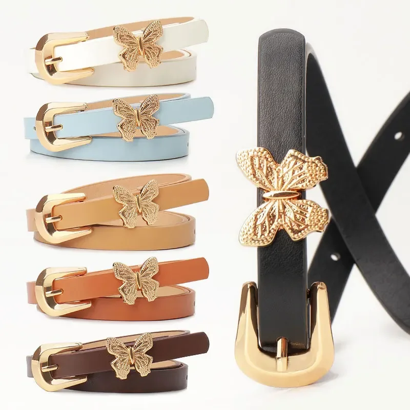 New Sweet Girl Style Belt Women's Fashion Korean Version Belt Women's Cute Style Butterfly Decoration Versatile Dress Belt
New Sweet Girl Style Belt Women's Fashion Korean Version Belt Women's Cute Style Butterfly Decoration Versatile Dress Belt