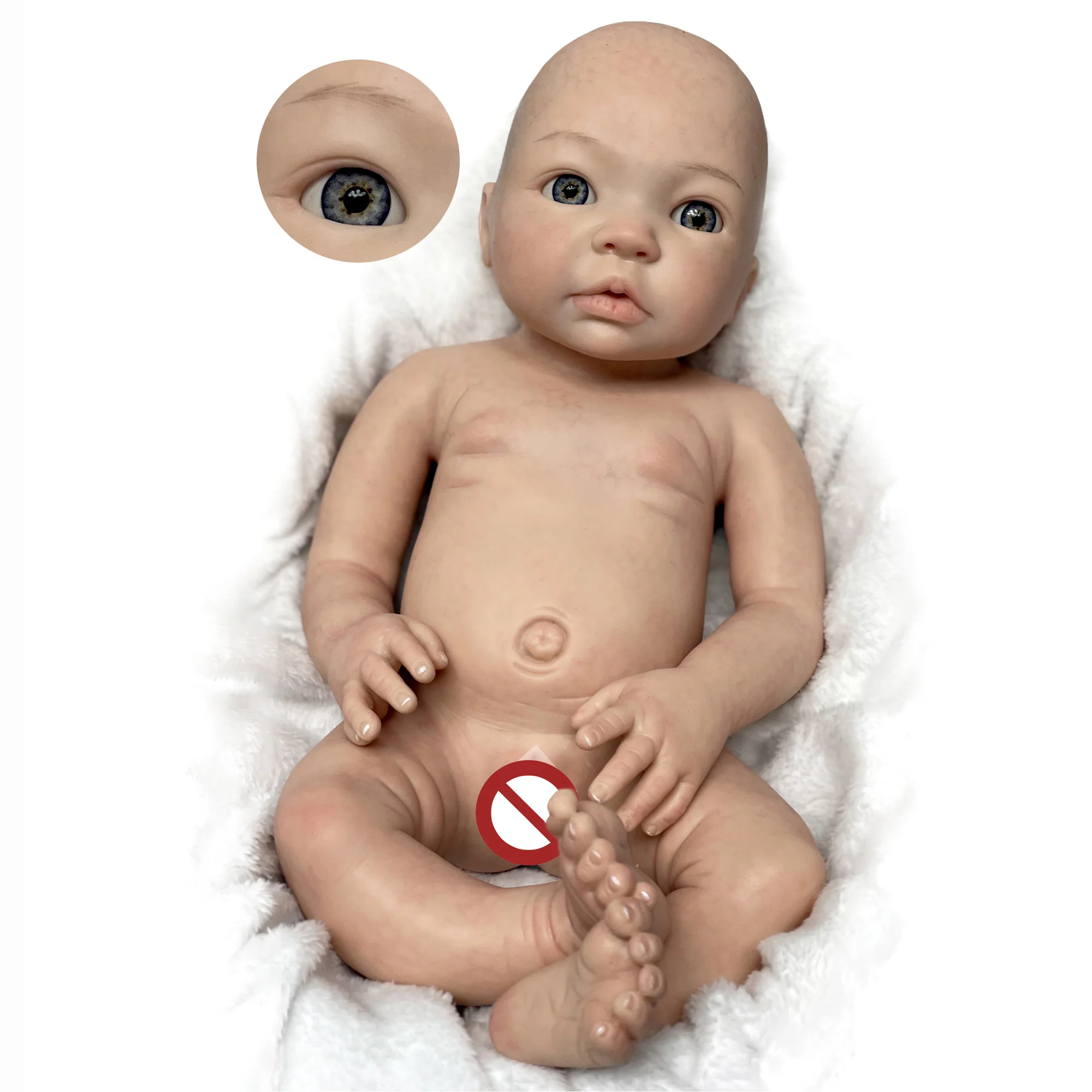 Bebe Reborn Dolls 18 inch Full Body Solid Silicone Painted Realistic Reborn Baby Doll For Christmas Gift Boneca De Silicone
Bebe Reborn Dolls 18 inch Full Body Solid Silicone Painted Realistic Reborn Baby Doll For Christmas Gift Boneca De Silicone
