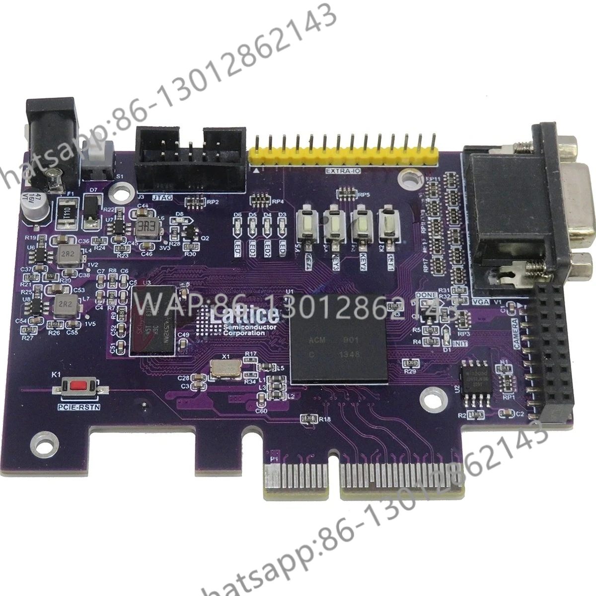 LFE3-35EA ECP3 lattice FPGA Development Board DDR3 PCIE
LFE3-35EA ECP3 lattice FPGA Development Board DDR3 PCIE