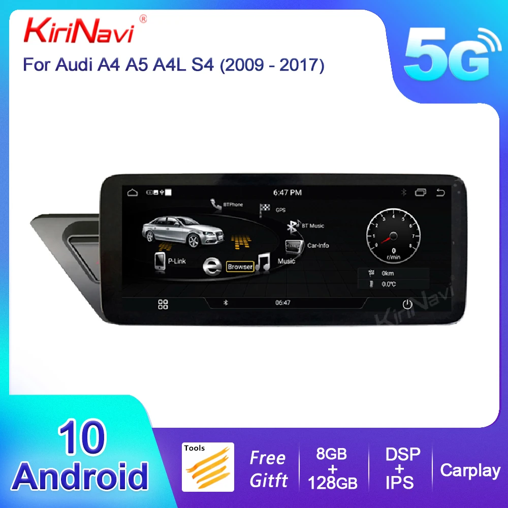 Автомагнитола KiriNavi 10,25 дюйма, Android 10,0, для Audi A4, A5, A4L, S4, автомобильный Dvd, мультимедийный плеер, Автомобильная GPS-навигация, стерео, 4G 2009 - 2017
Автомагнитола KiriNavi 10,25 дюйма, Android 10,0, для Audi A4, A5, A4L, S4, автомобильный Dvd, мультимедийный плеер, Автомобильная GPS-навигация, стерео, 4G 2009 - 2017