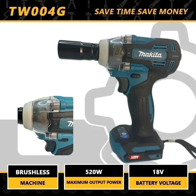 Makita TW004G 18V Brushless Impact Wrench Ergonomic Handle for Car Tire Lug Nut Automotive Repair Power Tool
Makita TW004G 18V Brushless Impact Wrench Ergonomic Handle for Car Tire Lug Nut Automotive Repair Power Tool