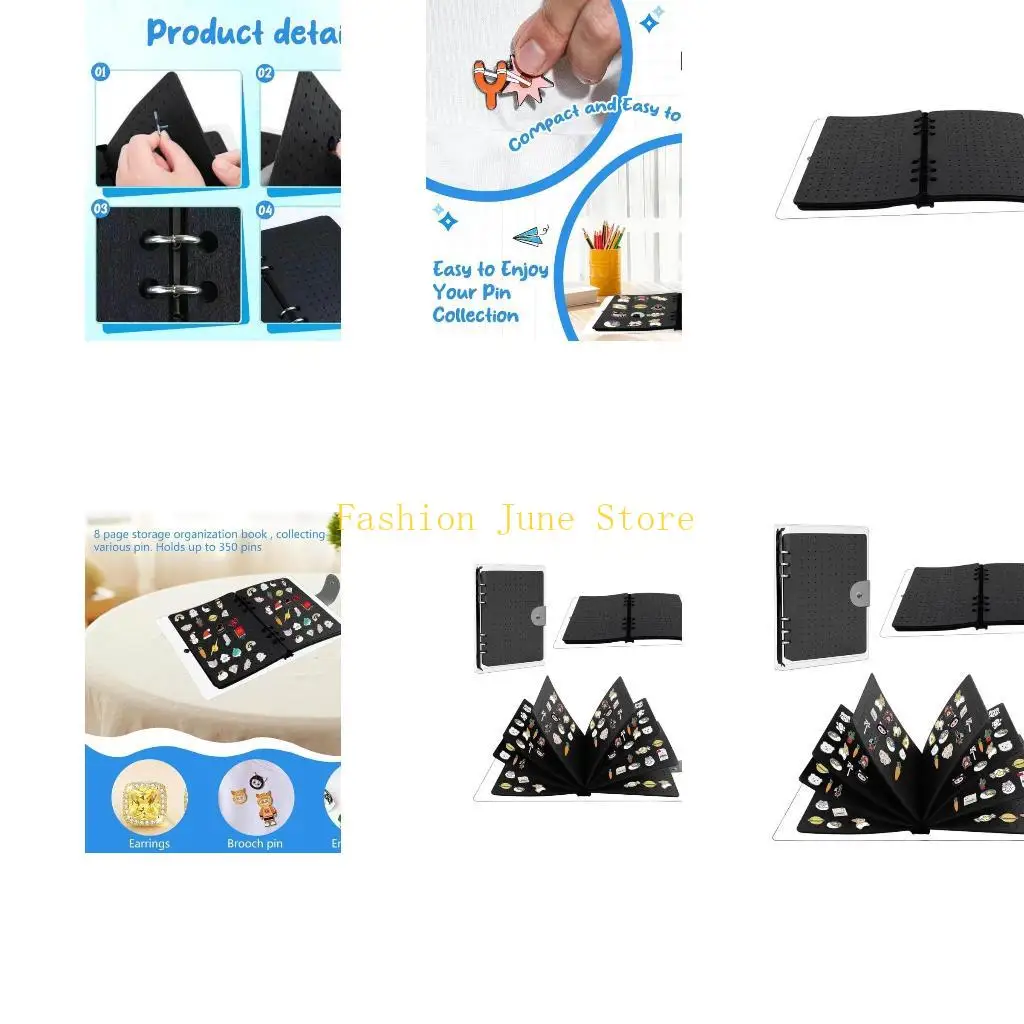 N5KA Jewelry Presentation Booklet Felt Pin Holder Elegant Pin Exhibition Stand
N5KA Jewelry Presentation Booklet Felt Pin Holder Elegant Pin Exhibition Stand