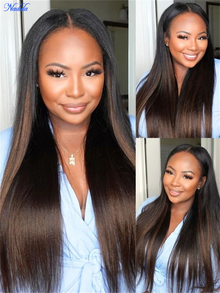 Nadula Chestnut Brown Yaki Straight Glueless Human Hair Wig Drawstring 7x5 Bye Bye Knots Glueless Wig Human Hair Ready to Wear
Nadula Chestnut Brown Yaki Straight Glueless Human Hair Wig Drawstring 7x5 Bye Bye Knots Glueless Wig Human Hair Ready to Wear