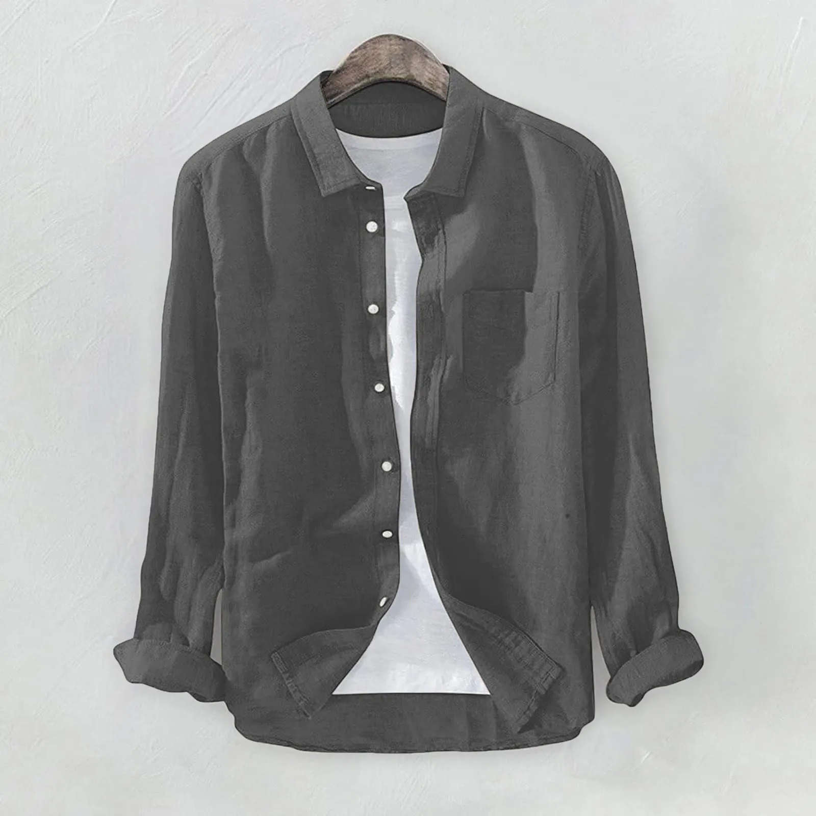 Men's Cotton Linen Shirts Spring Summer Long Sleeve Casual Loose Lapel Shirts Men Business Shirts Camisas De Hombre
Men's Cotton Linen Shirts Spring Summer Long Sleeve Casual Loose Lapel Shirts Men Business Shirts Camisas De Hombre
