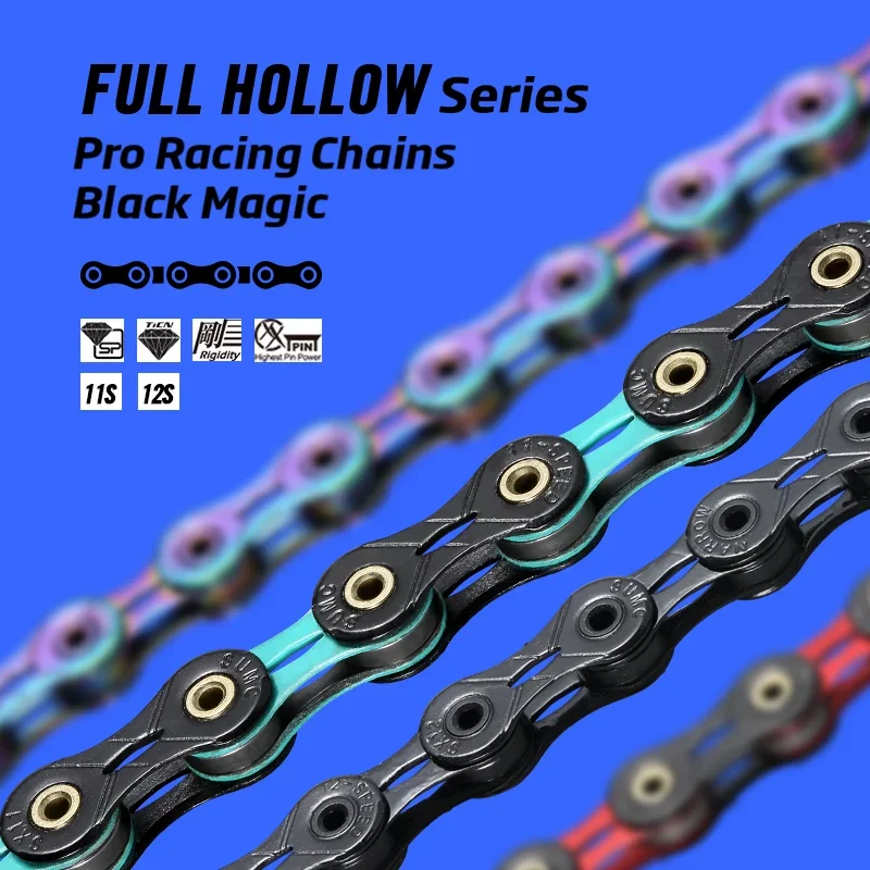 SUMC Diamond Like Coating 12 Speed Bicycle Chain SX12SL Mountain Bike Ultralight MTB Cycling Chain Road Bike Accessories
SUMC Diamond Like Coating 12 Speed Bicycle Chain SX12SL Mountain Bike Ultralight MTB Cycling Chain Road Bike Accessories