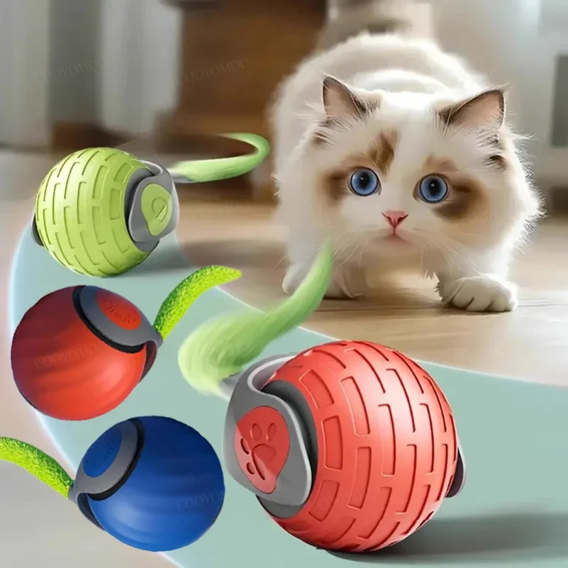 Smart Cat Toys Ball Automatic Interactive Pets Electric Rolling Teaser USB Rechargeable Kitty Moving Bouncing ball Birthday gift
Smart Cat Toys Ball Automatic Interactive Pets Electric Rolling Teaser USB Rechargeable Kitty Moving Bouncing ball Birthday gift