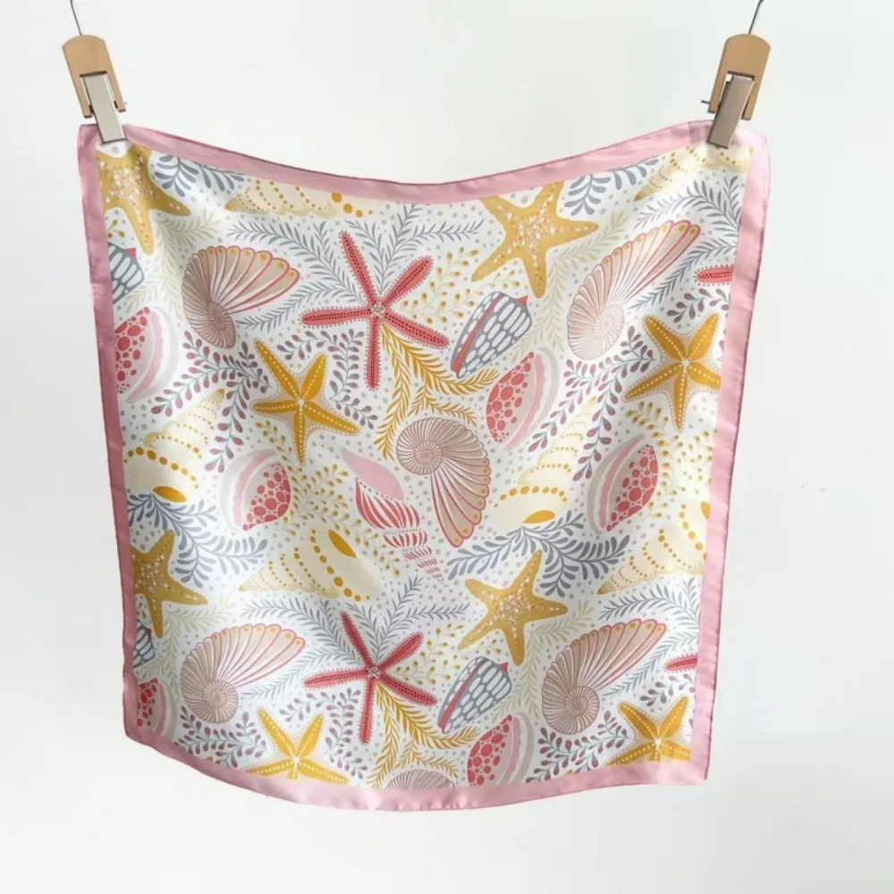 Elegant Printed Starfish Print Scarf Conch Y2K Shell Silk Scarf Korean Sea Star Punk Bandana Outdoor
Elegant Printed Starfish Print Scarf Conch Y2K Shell Silk Scarf Korean Sea Star Punk Bandana Outdoor
