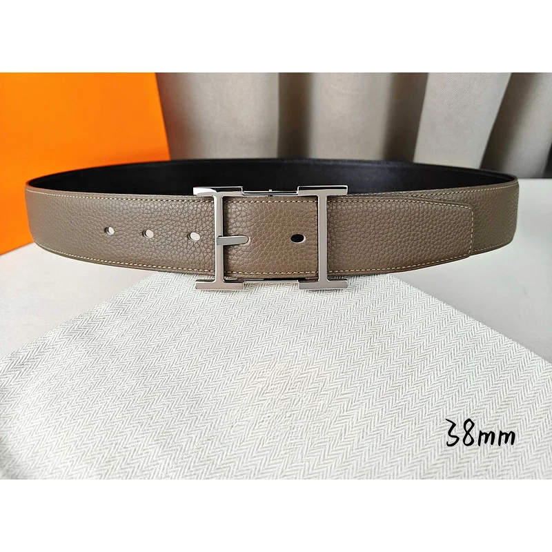 Men's Reversible Calfskin Box Leather Waist Strap 38MM High Quality Box Leather Belt For Mens
Men's Reversible Calfskin Box Leather Waist Strap 38MM High Quality Box Leather Belt For Mens