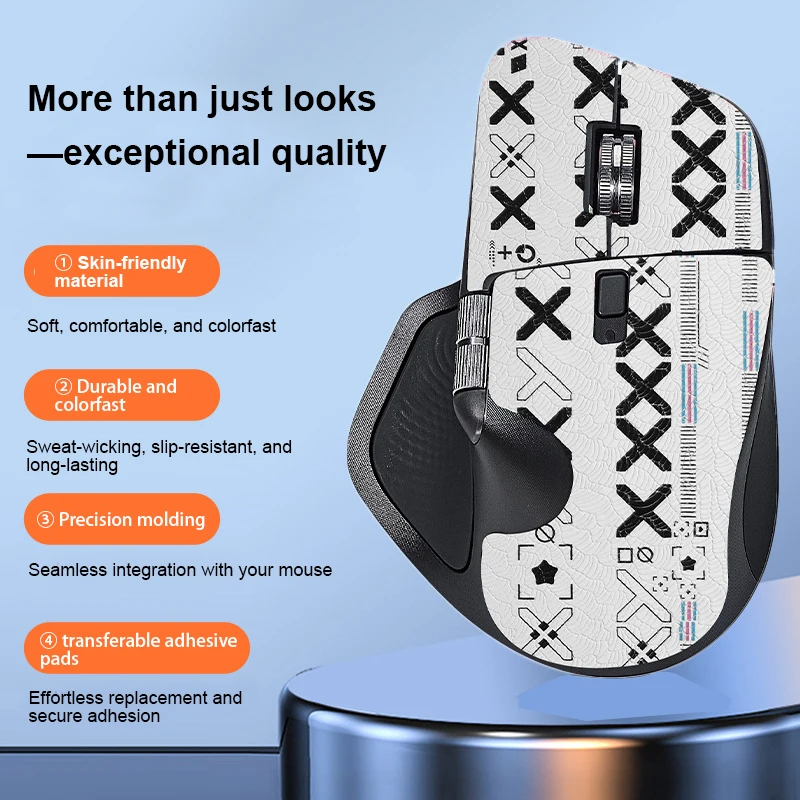 Mouse Grip Tape Skate Handmade Sticker Non Slip Skin Suck Sweat For Logitech MX Master4 for Logitech MX Master4 Wireless Mouse