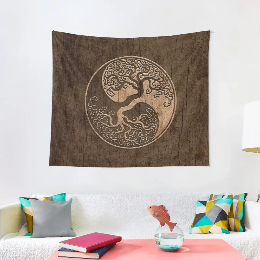 Rough Wood Grain Effect Tree of Life Yin Yang Tapestry For Bedroom Room Decor Wall Carpet Tapestry
Rough Wood Grain Effect Tree of Life Yin Yang Tapestry For Bedroom Room Decor Wall Carpet Tapestry