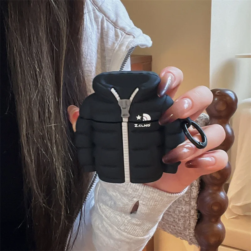 Kawaii Puffer Down Jacket Silicone Headphone Case For Apple Airpods 4 3 2 Pro 3 Cover Cute Headset Cases For Airpod Pro3 Funda
Kawaii Puffer Down Jacket Silicone Headphone Case For Apple Airpods 4 3 2 Pro 3 Cover Cute Headset Cases For Airpod Pro3 Funda