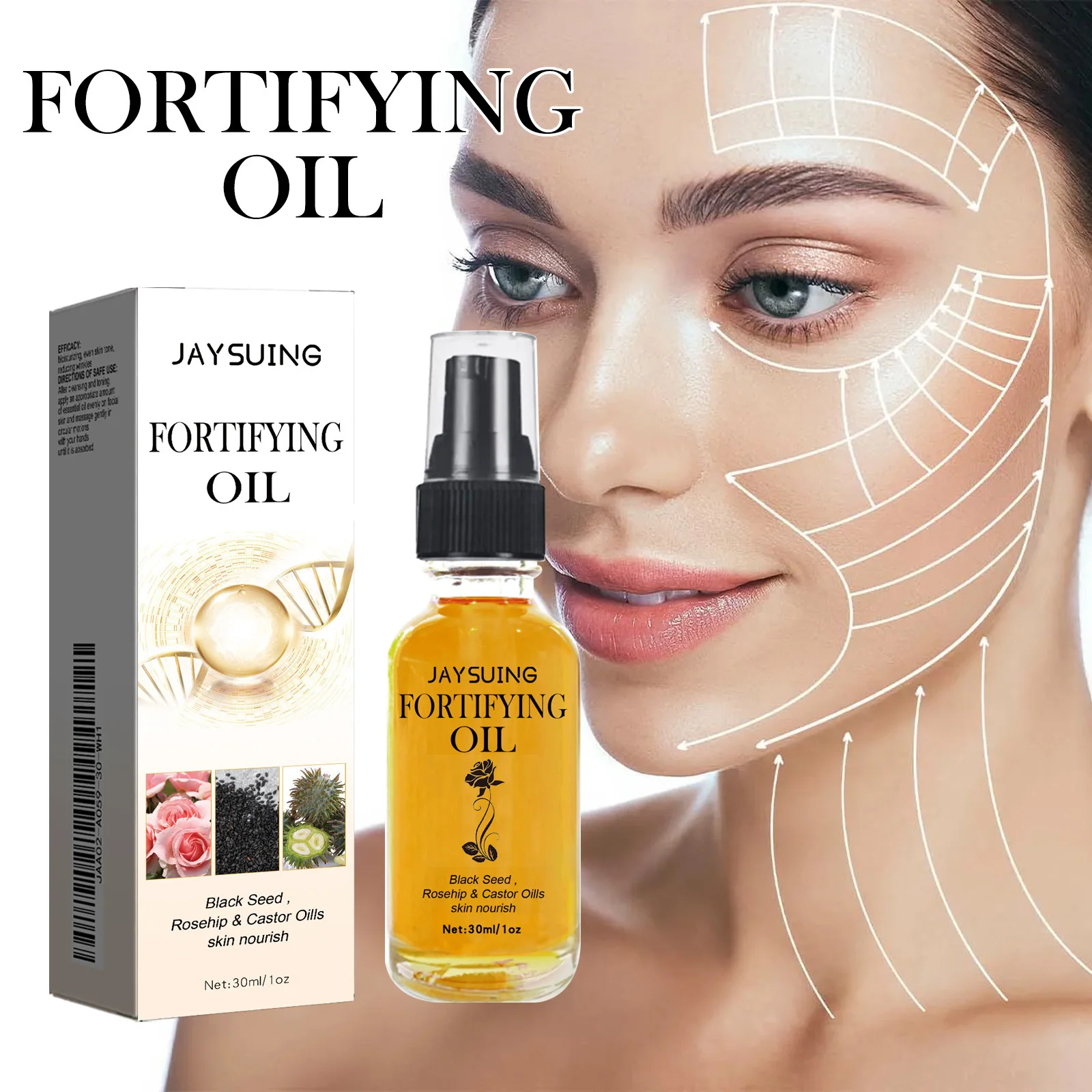 Jaysuing Facial moisturizing essential oil, fade wrinkles, prevent skin dryness, even skin tone, skincare essential oil
Jaysuing Facial moisturizing essential oil, fade wrinkles, prevent skin dryness, even skin tone, skincare essential oil