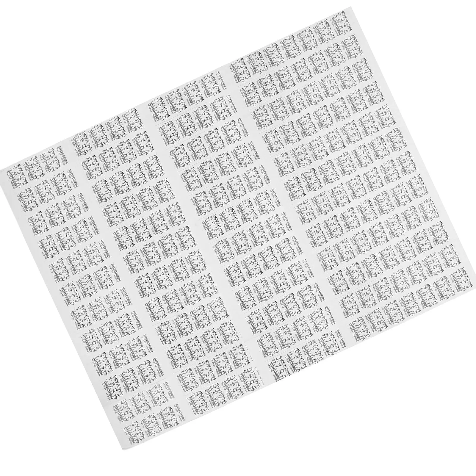 4 Sheets Shoes Label Sticker Size Tag Universal Sneaker Tags Boots Labels Self Adhesive Paper Strong Adhesive Shoe Numbers
4 Sheets Shoes Label Sticker Size Tag Universal Sneaker Tags Boots Labels Self Adhesive Paper Strong Adhesive Shoe Numbers