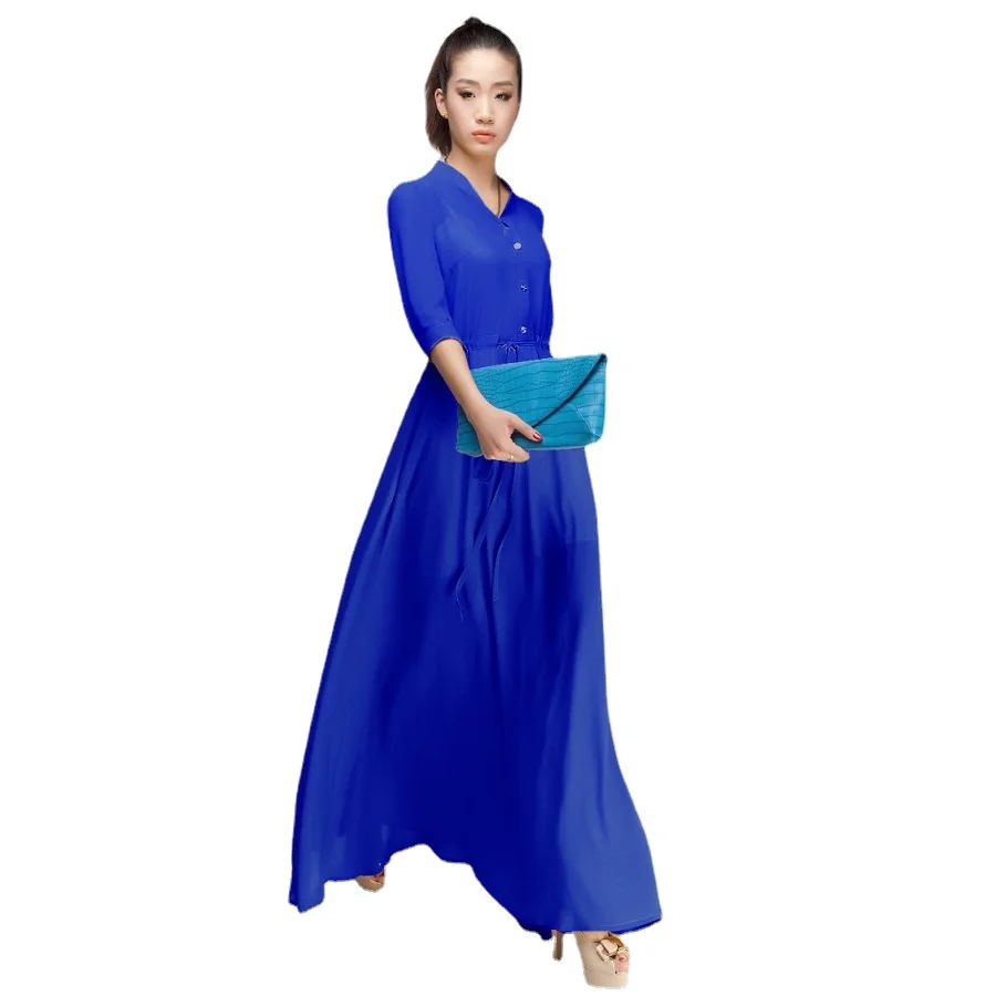 SD54 2023 New High Quality Custom Made Women's Elegant Blue Color Long Sleeve Chiffon Maxi Dress Muslim Clothes Women Abaya
SD54 2023 New High Quality Custom Made Women's Elegant Blue Color Long Sleeve Chiffon Maxi Dress Muslim Clothes Women Abaya