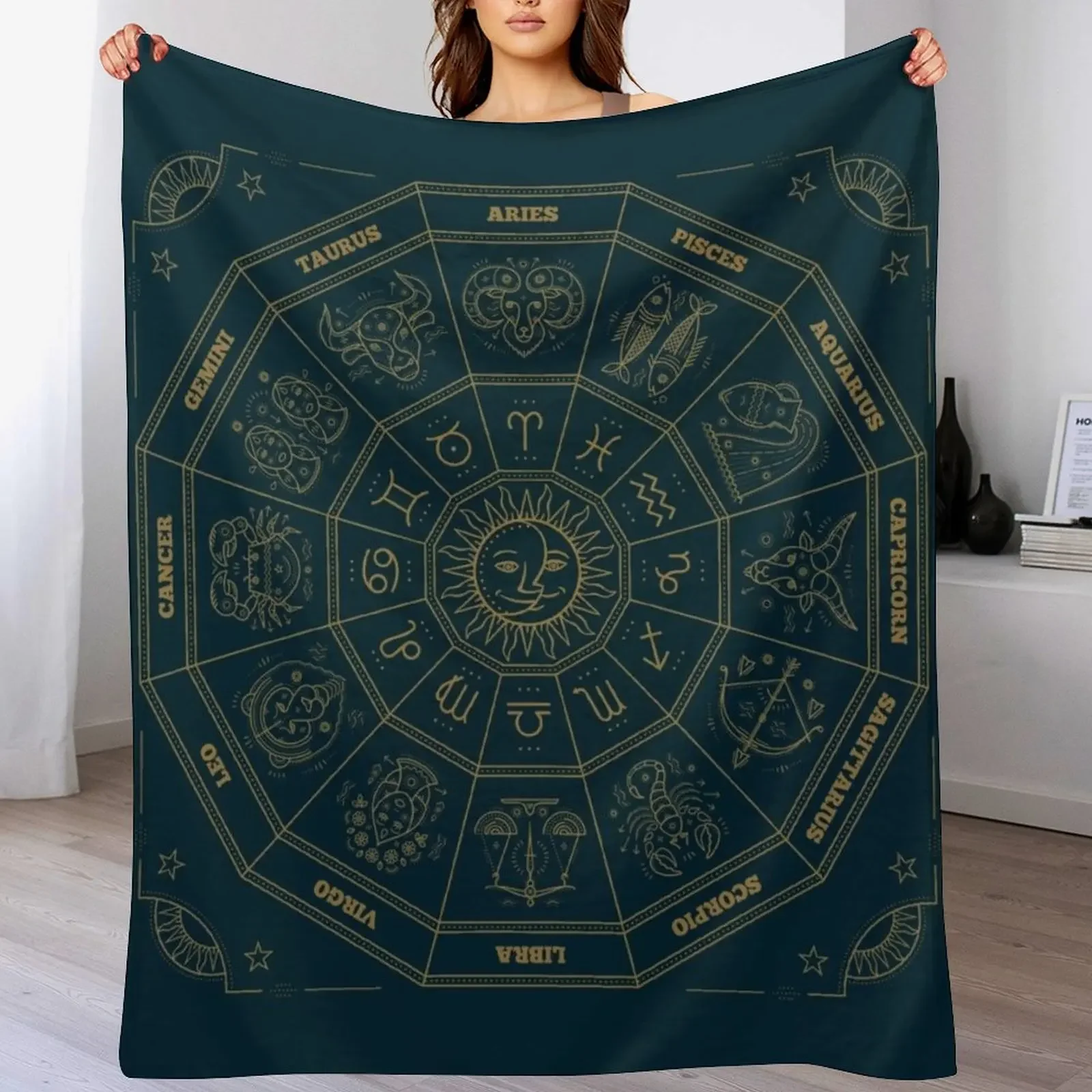 Zodiac Throw Blanket Color Fast Cozy Throw Blanket
Zodiac Throw Blanket Color Fast Cozy Throw Blanket