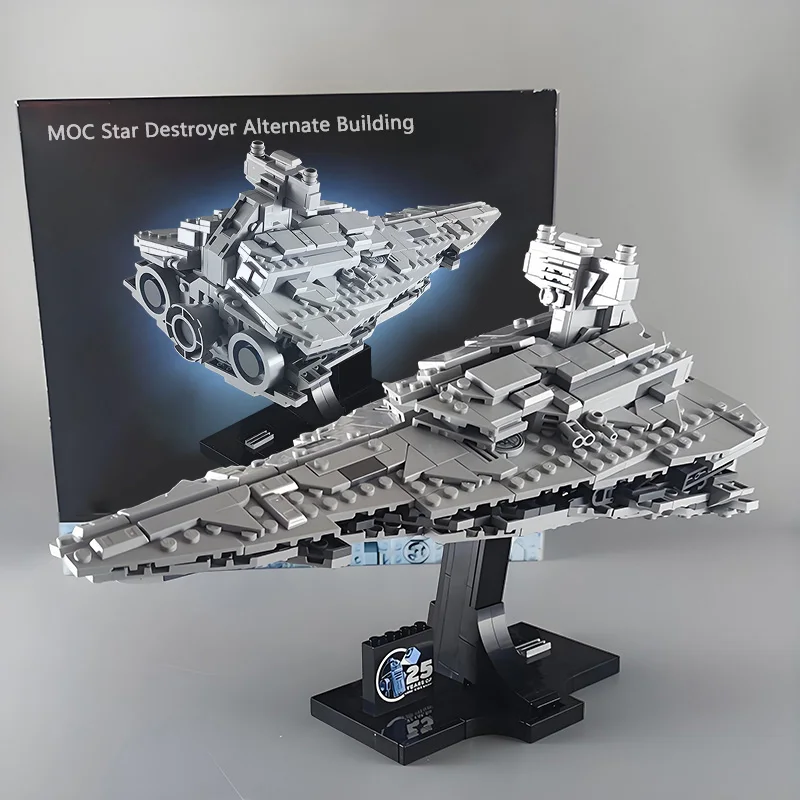NEW MOC Spaceship Series The First Order Midi-scale StarDestroyer Building Blocks Model DIY Bricks Starship Assembly Toys Gift
NEW MOC Spaceship Series The First Order Midi-scale StarDestroyer Building Blocks Model DIY Bricks Starship Assembly Toys Gift