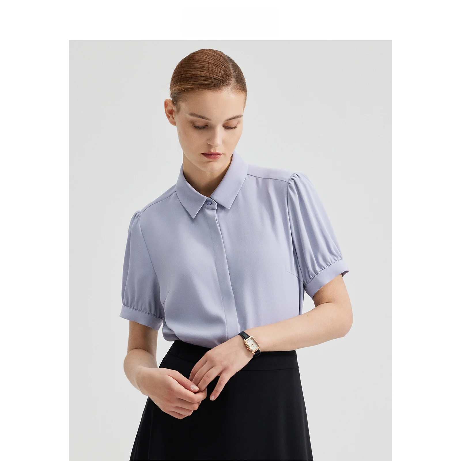 LeLenth Blue ort Sve irt Women's Summer Slim Fit Drapey Blouse Profional Interview Suit Career Set Commute Sle Pu...
LeLenth Blue ort Sve irt Women's Summer Slim Fit Drapey Blouse Profional Interview Suit Career Set Commute Sle Pu...