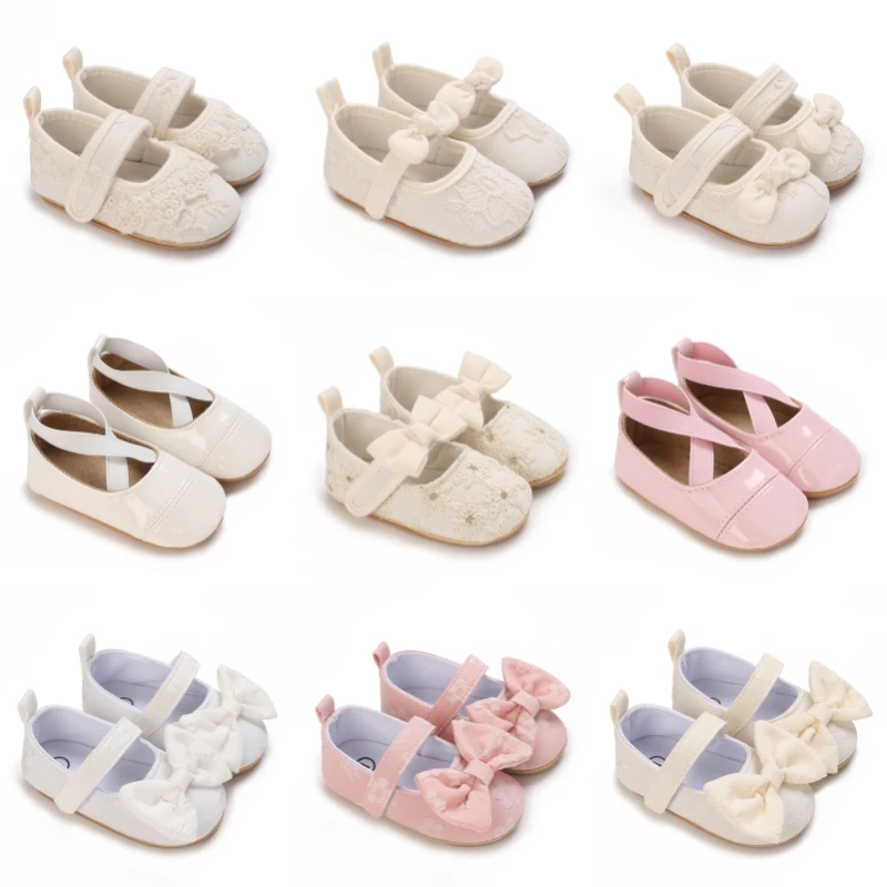 0-1year Cute Bow Decor Mary Janes Infant Flat Shoes Soft Rubber Sole Bowknot Casual First Walkers For Baby Girls
0-1year Cute Bow Decor Mary Janes Infant Flat Shoes Soft Rubber Sole Bowknot Casual First Walkers For Baby Girls