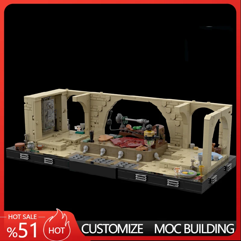 Набор для сборки MOC «Звездный тронный зал» из 916 деталей: модульный конструктор, креативный дизайн, развивающая игрушка, простой DIY-набор, подарок на день рождения
Набор для сборки MOC «Звездный тронный зал» из 916 деталей: модульный конструктор, креативный дизайн, развивающая игрушка, простой DIY-набор, подарок на день рождения