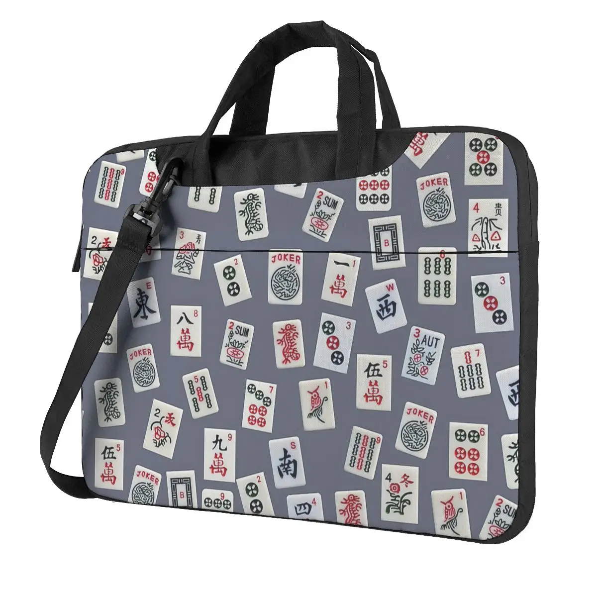 Mahjongg Game Tiles Design On Blue Color Laptop Bag Case Protective Vintage Computer Bag Bicycle Crossbody Laptop Pouch
Mahjongg Game Tiles Design On Blue Color Laptop Bag Case Protective Vintage Computer Bag Bicycle Crossbody Laptop Pouch