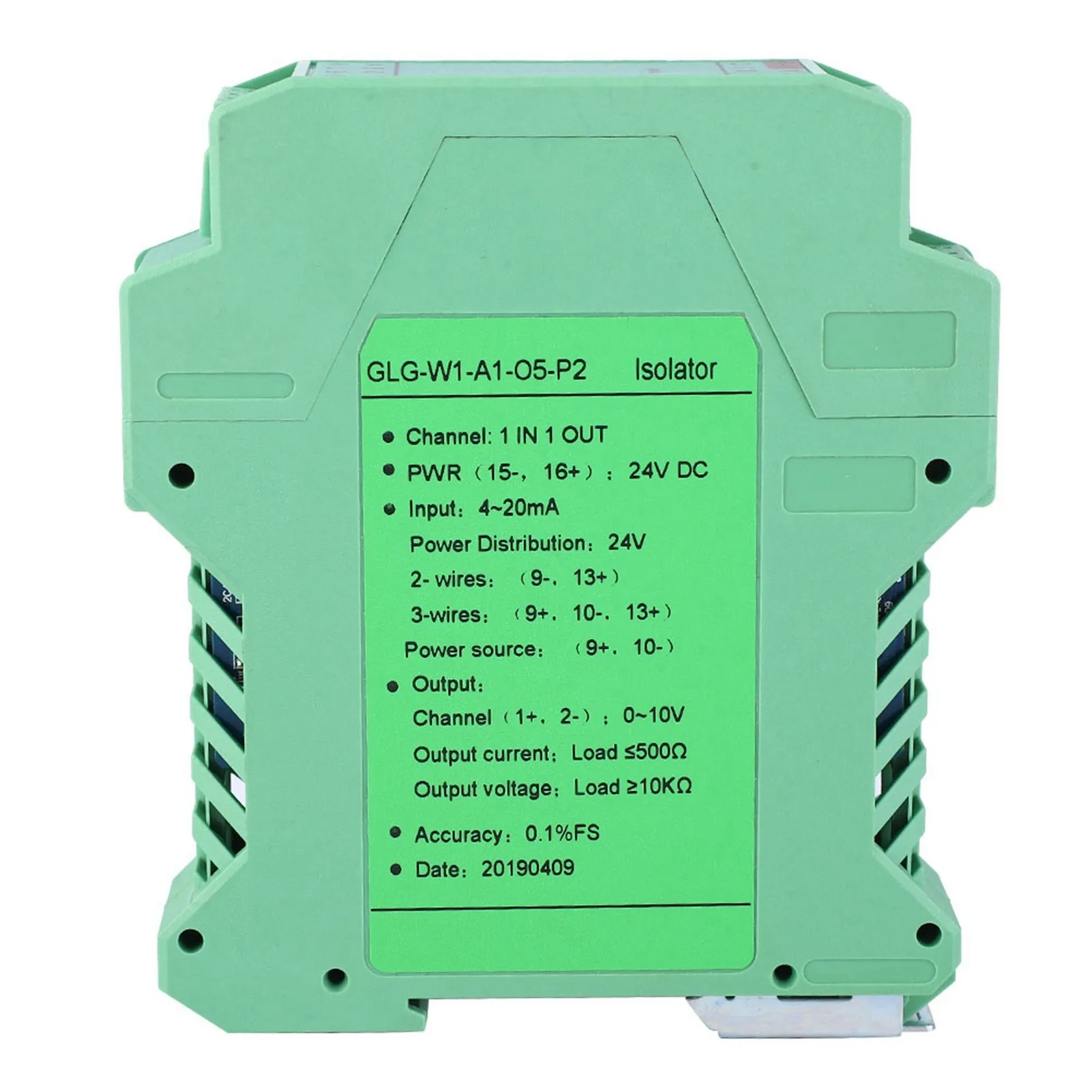DC 24V DC Current Signal Isolator Transmitter 4-20mA PLC Detect Signal Conditioner
DC 24V DC Current Signal Isolator Transmitter 4-20mA PLC Detect Signal Conditioner