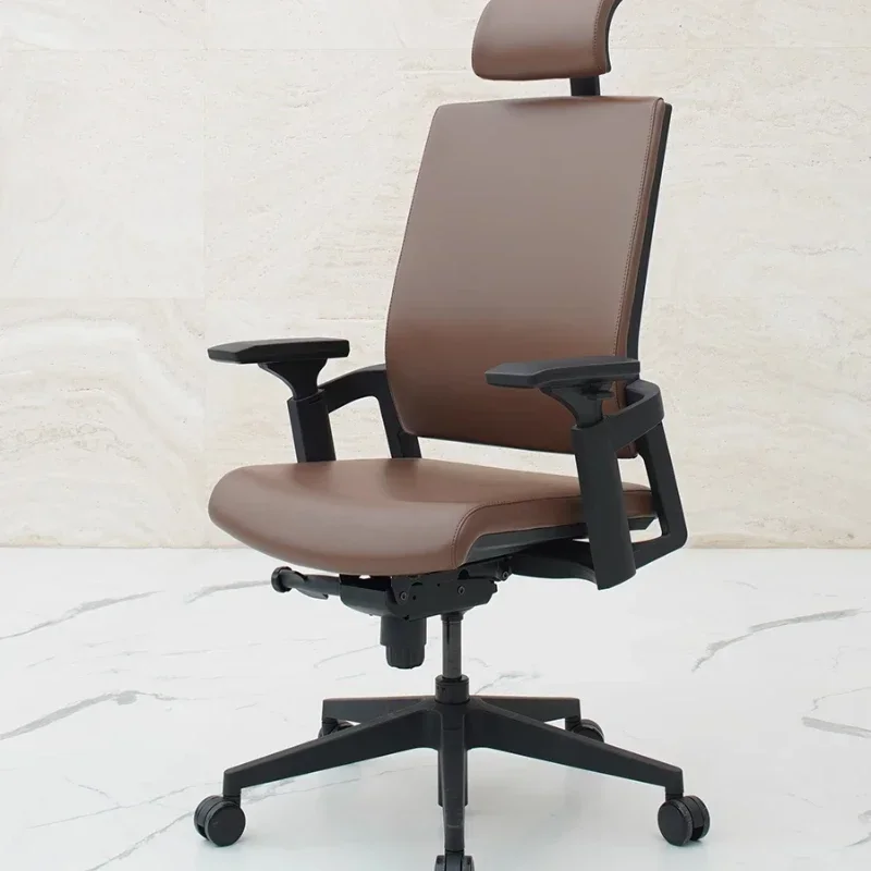 Simple and modern leather boss chair, multi-functional adjustment leather executive chair, fashionable president's office chair
Simple and modern leather boss chair, multi-functional adjustment leather executive chair, fashionable president's office chair