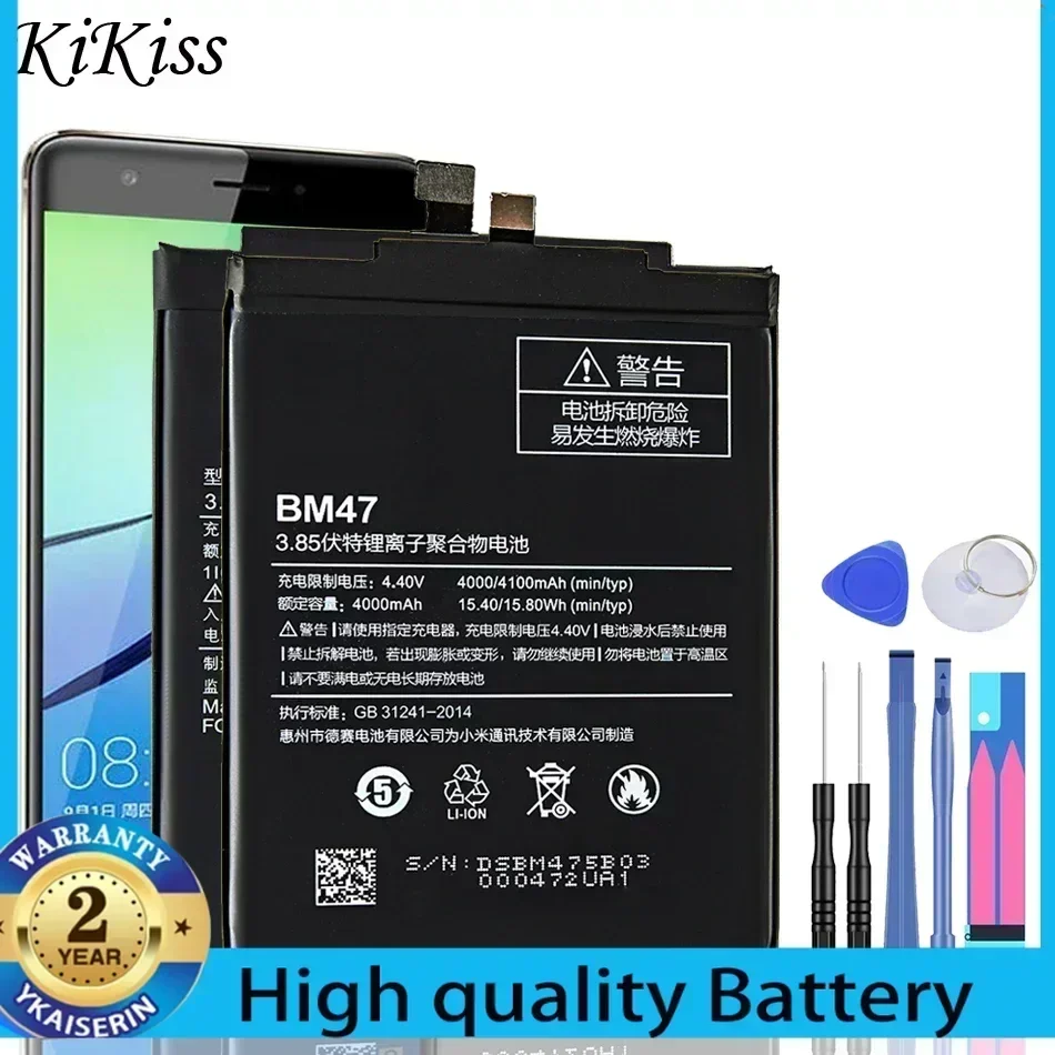 BM47 Battery for Xiaomi Redmi 4X 3 3s 3pro/Redmi 5 Plus 5A/Redmi Note 4 4X 5A 3 Pro BM 47 46 BN 41 43 BM47 BM46 BN41 BN43
BM47 Battery for Xiaomi Redmi 4X 3 3s 3pro/Redmi 5 Plus 5A/Redmi Note 4 4X 5A 3 Pro BM 47 46 BN 41 43 BM47 BM46 BN41 BN43