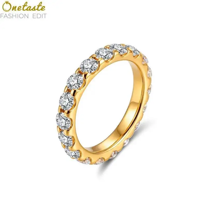Golden Silver Color Polishing Stainless Steel Cubic Zirconia Sparkling Closed Ring For Women Girl Fashion Dainty Eternity Rings
Golden Silver Color Polishing Stainless Steel Cubic Zirconia Sparkling Closed Ring For Women Girl Fashion Dainty Eternity Rings