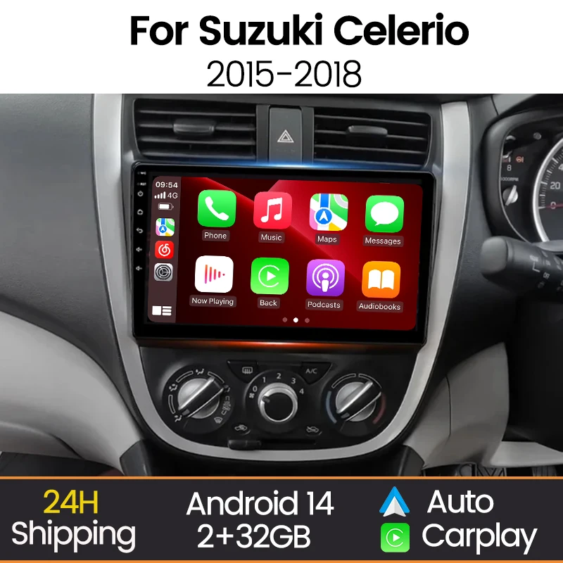 2 Din Android14 Car Radio For Suzuki Celerio Cultus 2015-2018 Navigation GPS Car intelligent systems Multimedia Player Stereo BT
2 Din Android14 Car Radio For Suzuki Celerio Cultus 2015-2018 Navigation GPS Car intelligent systems Multimedia Player Stereo BT
