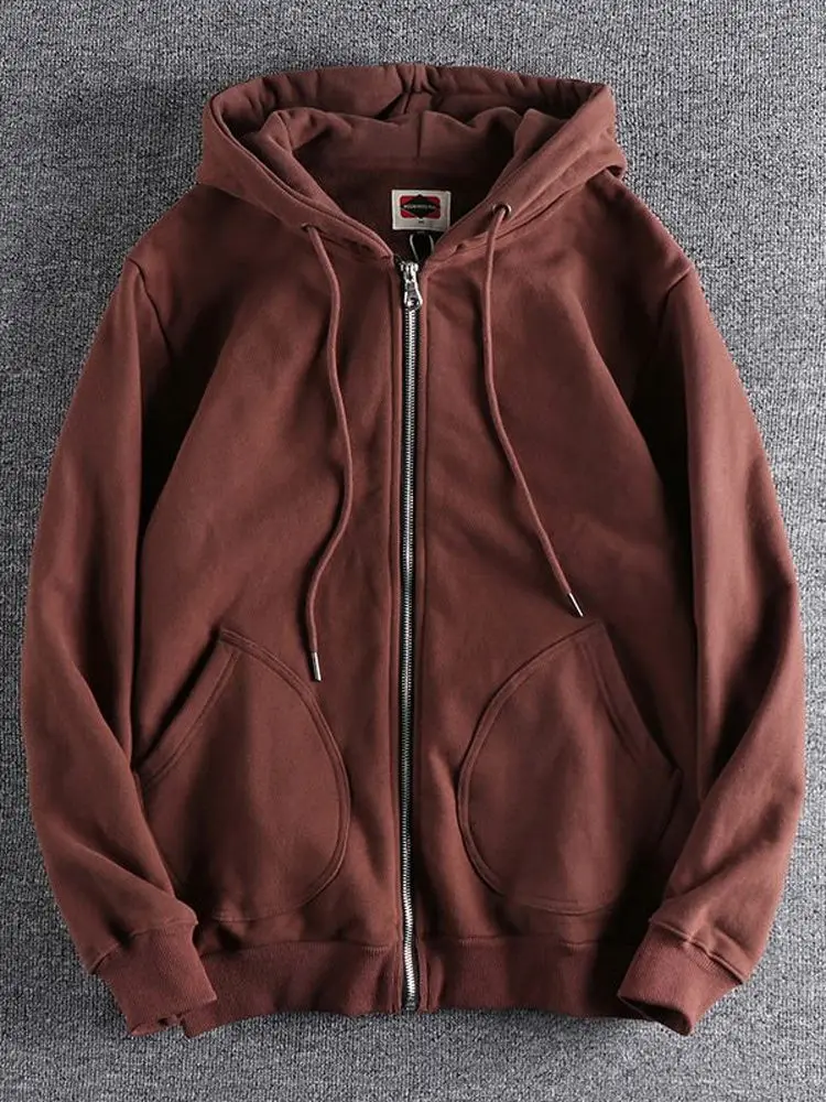 Men's Hooded Zipper Cardigan Sweatshirt Thickened Fleece Warm Heavyweight Autumn Winter New Style Fashion Brand Regular Fit
Men's Hooded Zipper Cardigan Sweatshirt Thickened Fleece Warm Heavyweight Autumn Winter New Style Fashion Brand Regular Fit