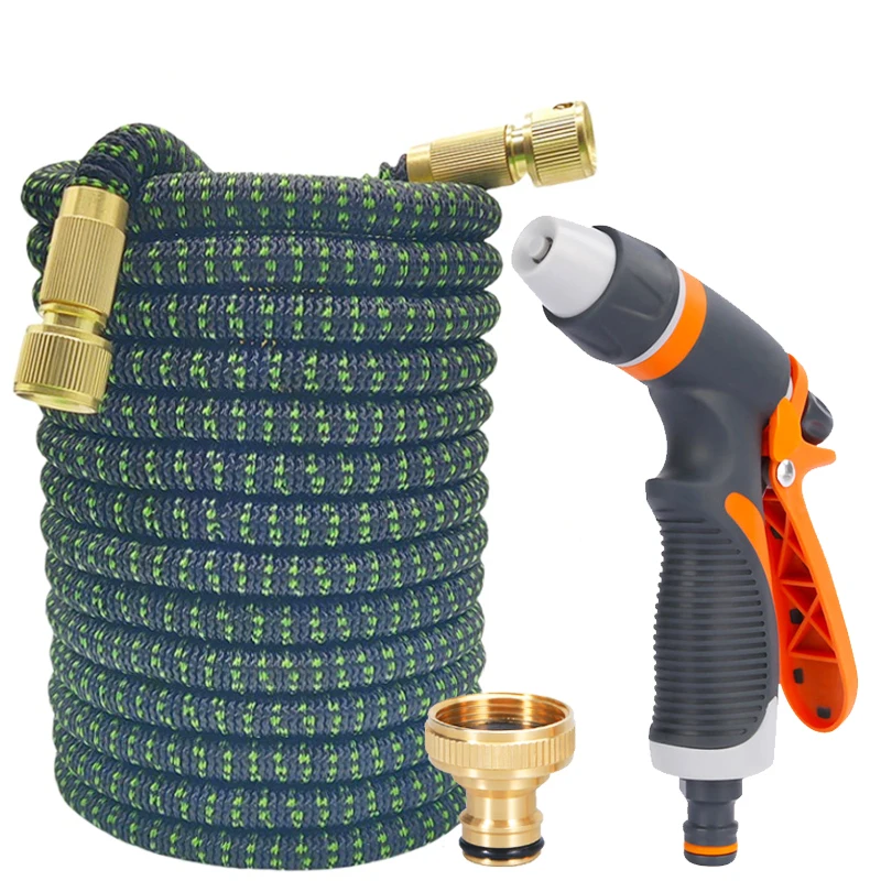 Horticultural Flexible Telescopic Hose, Equipped With Cleaning Spray Gun, Adjustable, Garden Hose, Irrigation Supplies 25-125FT
Horticultural Flexible Telescopic Hose, Equipped With Cleaning Spray Gun, Adjustable, Garden Hose, Irrigation Supplies 25-125FT