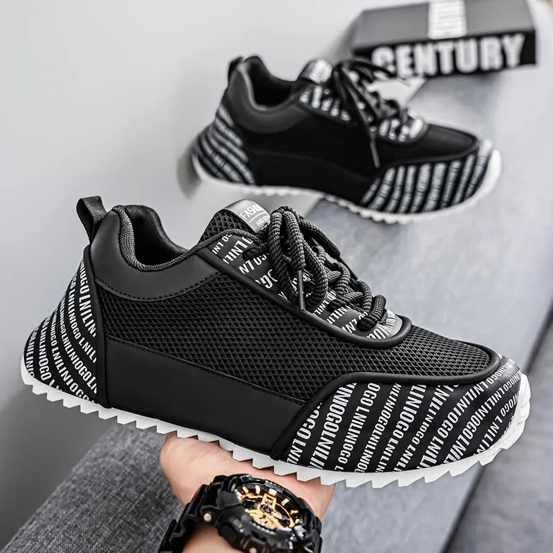 Summer Men's Casual Running Shoes Breathable Mesh Soft Bottom Lightweight Fashionable Korean Style Trendy Shoes Work Boots
Summer Men's Casual Running Shoes Breathable Mesh Soft Bottom Lightweight Fashionable Korean Style Trendy Shoes Work Boots