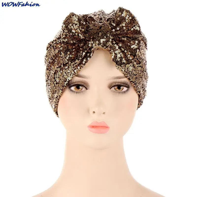 Women Sequin Bow Turban Hat Hijab Headwear Scarf Wrap Hair Loss Cancer Chemo Cap Bandana Muslim Cover Headscarf Elastic Bonnet
Women Sequin Bow Turban Hat Hijab Headwear Scarf Wrap Hair Loss Cancer Chemo Cap Bandana Muslim Cover Headscarf Elastic Bonnet