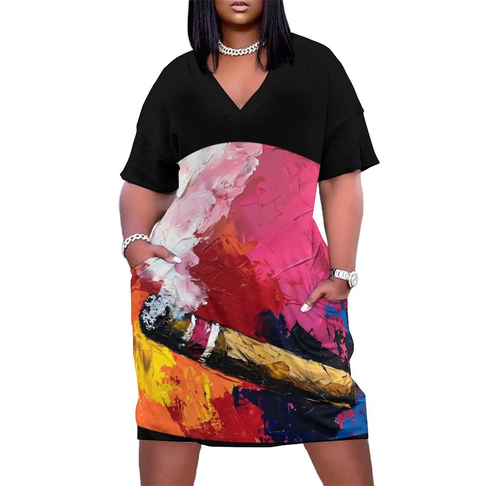 Ephemeral Whispers in Brushstrokes- A Visual Ode to the Cigar's Slow Unveiling Loose Pocket Dress Summer skirt cocktail dresses
Ephemeral Whispers in Brushstrokes- A Visual Ode to the Cigar's Slow Unveiling Loose Pocket Dress Summer skirt cocktail dresses
